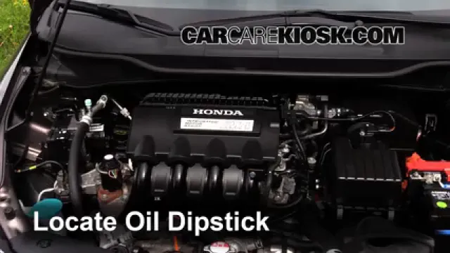 2013 Honda Insight LX 1.3L 4 Cyl. Oil Check Oil Level